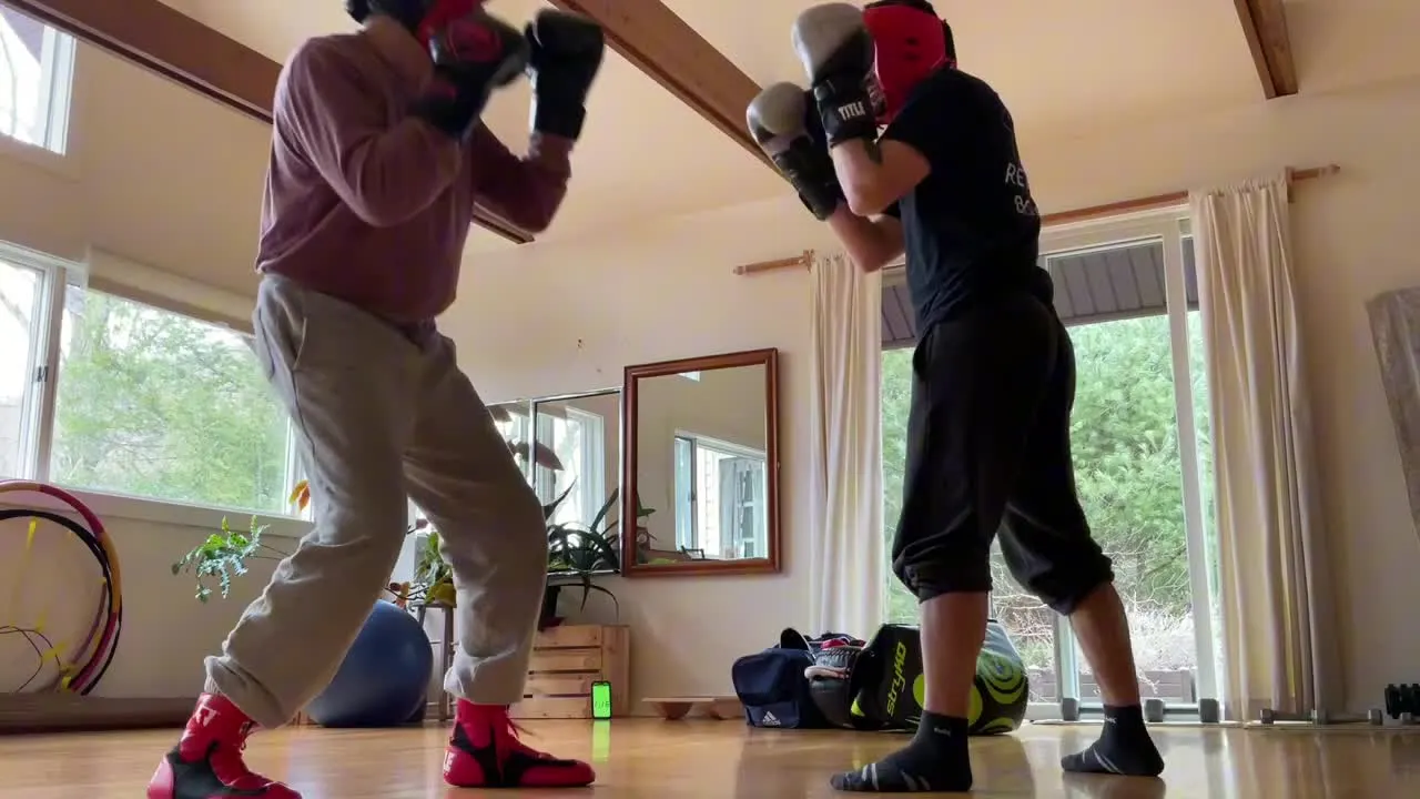 Stephen sparring with his 80-year-old client Heller
