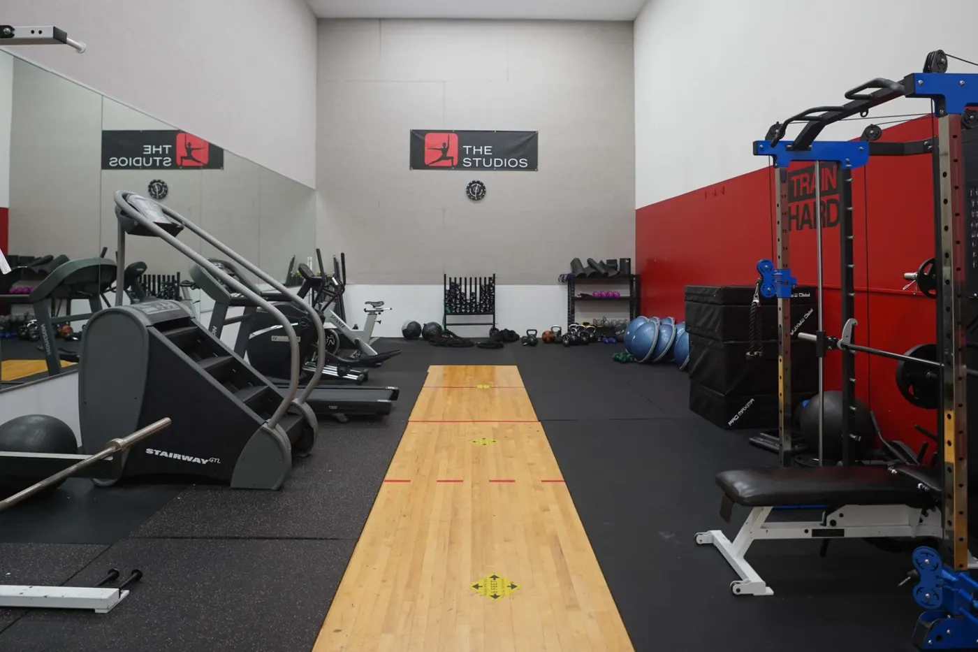 Training equipment in the New Rochelle boxing studio