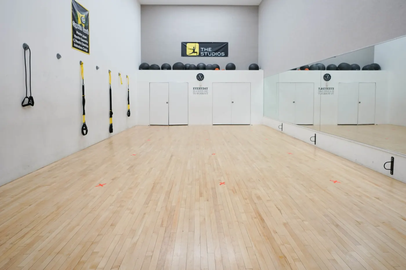 Strength and boxing area of the private studio